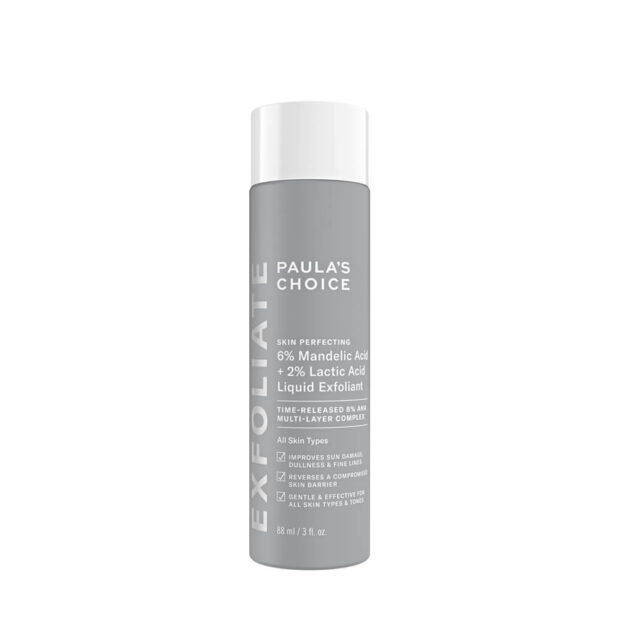 Skin Perfecting 6% Mandelic Acid + 2% Lactic Acid Liquid Exfoliant