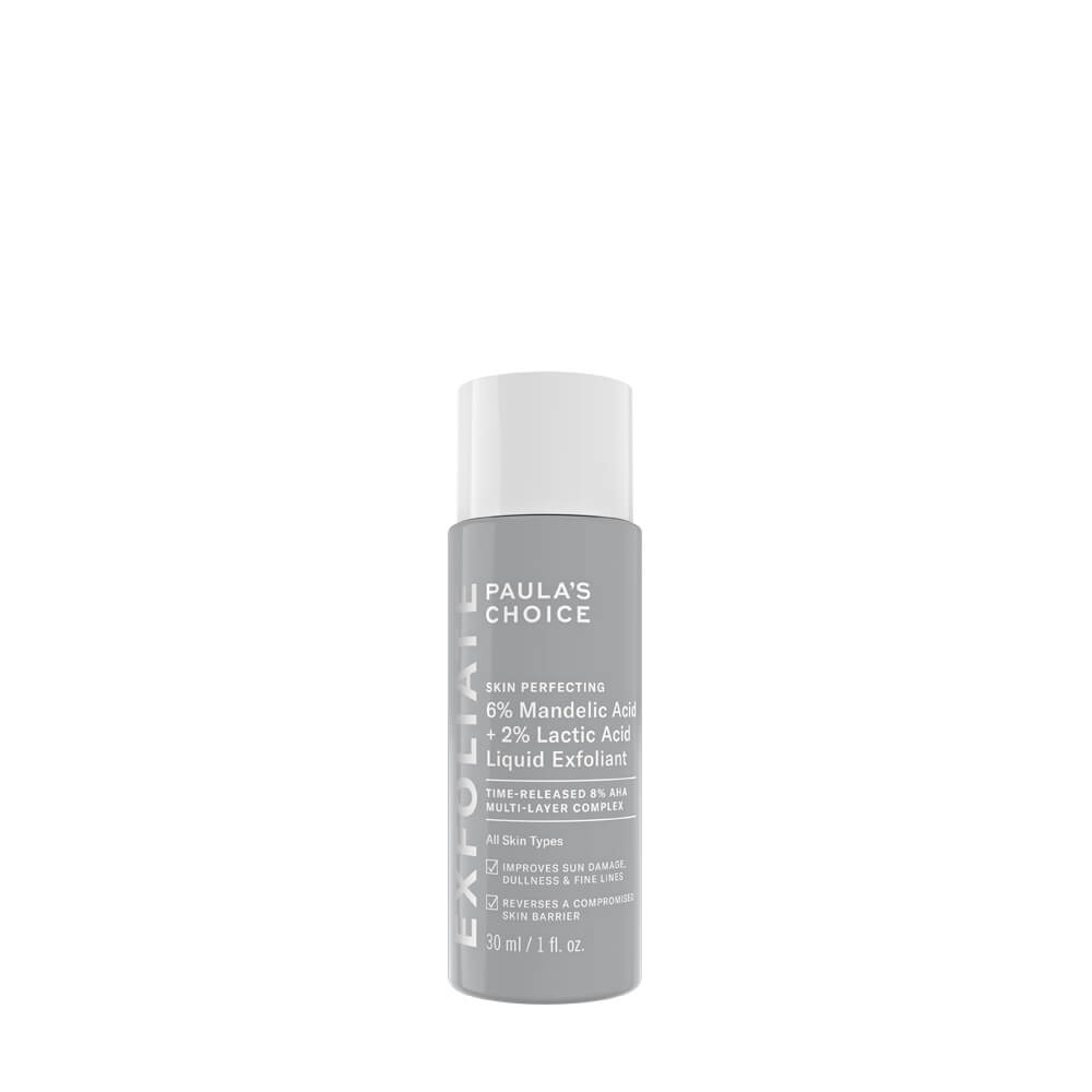 Skin Perfecting 6% Mandelic Acid + 2% Lactic Acid Liquid Exfoliant - Trial size